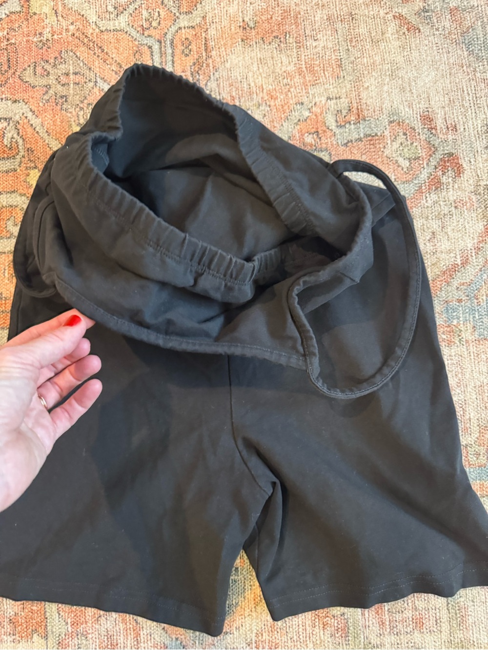 Madewell MWL Black Romper Unitard Shorts Jumpsuit size M - Picture 5 of 5